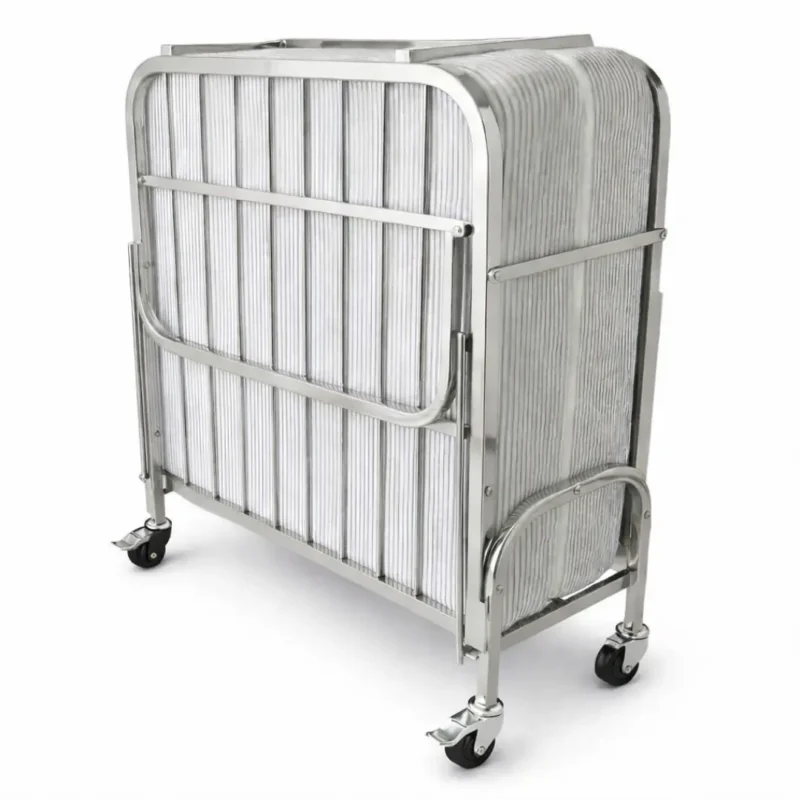 Foldable Rollaway Bed Stainless Steel
