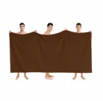 Sofrito Jumbo Bath Sheet Brown
