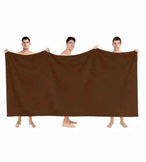 Sofrito Jumbo Bath Sheet Brown