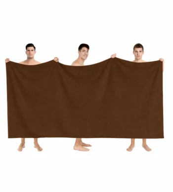 Sofrito Jumbo Bath Sheet Brown