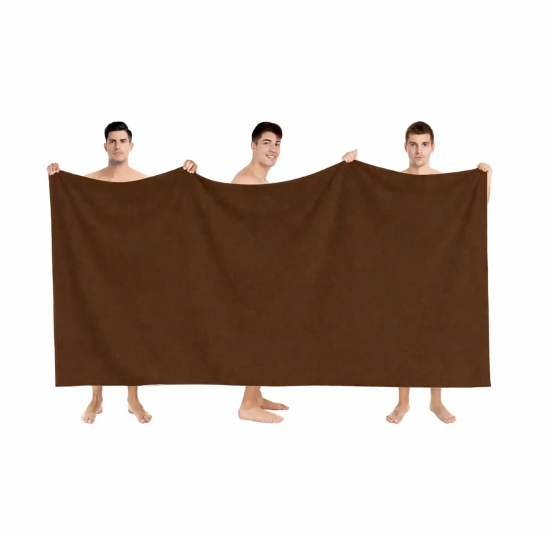 Sofrito Jumbo Bath Sheet Brown