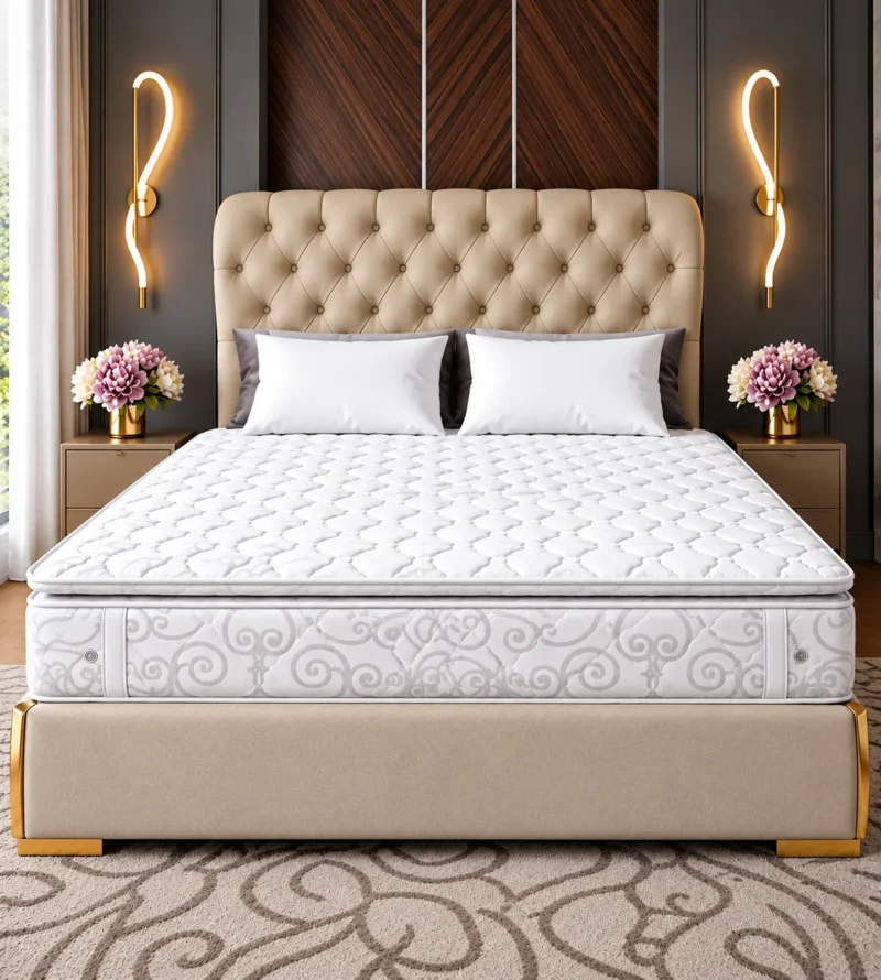 Hotel Pillow Top Spring Mattress 1 Sofrito Hotel Pillow Top Spring Mattress | 8 Years Warranty Spring Mattress