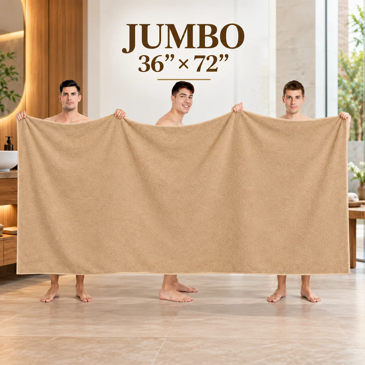 Sofrito 100% Cotton Jumbo Bath Sheet | for Salon & Spa | 800 GMS Highly Absorbent | bath Sheet