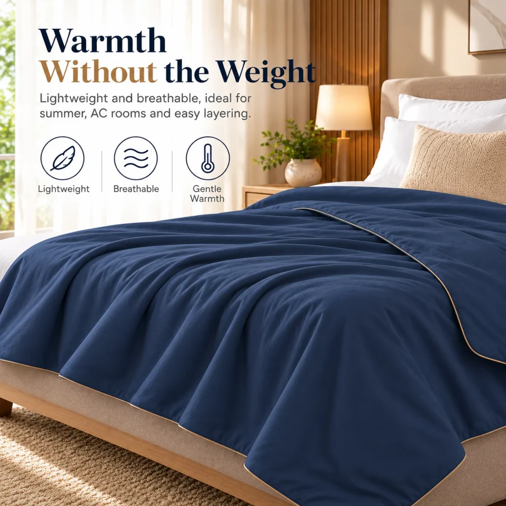 Sofrito Dohar / Summer Blanket Microfiber 300 TC Plain Ultrasoft | Golden Piping for Hotels & Bulk Use Sofrito Dohar / Summer Blanket Microfiber 300 TC Plain Ultrasoft | Golden Piping Summer Blanket