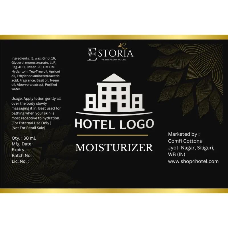 estoria moisturizer 30ml branding