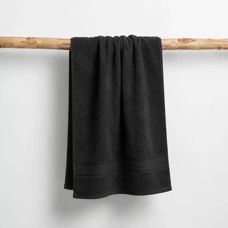Saloon Towel Black Sofrito 100% Cotton Head Towel | For Salon & Spa | Head Towel