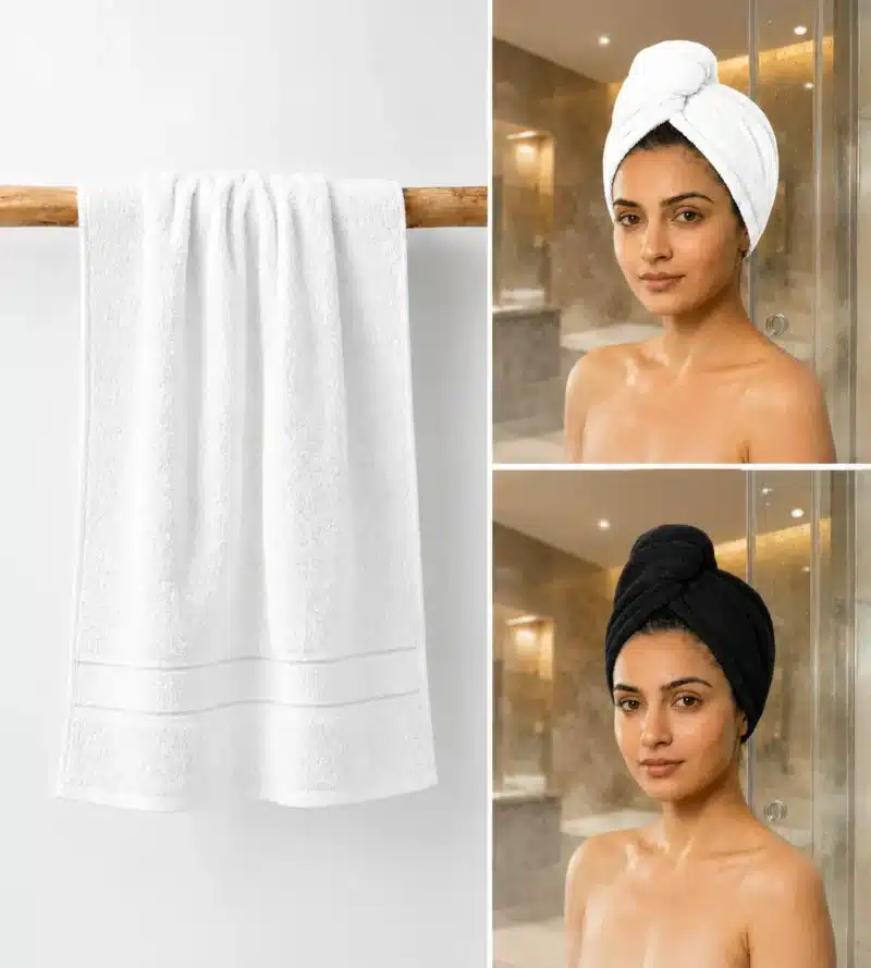 Spa Saloon Terry Towel Sofrito 100% Cotton Head Towel | For Salon & Spa | Hand Towel