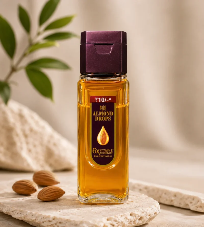 BAJAJ ALMOND DROPS OIL 24 ML Travel Friendly Bottle BAJAJ ALMOND DROPS OIL 24 ML Travel Friendly Bottle