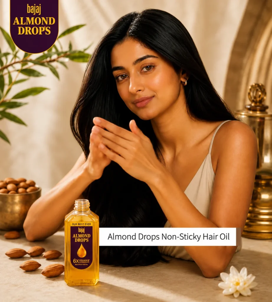 Bajaj Almond Drops Hair Oil Sachet Bajaj Almond Drops Hair Oil Sachet