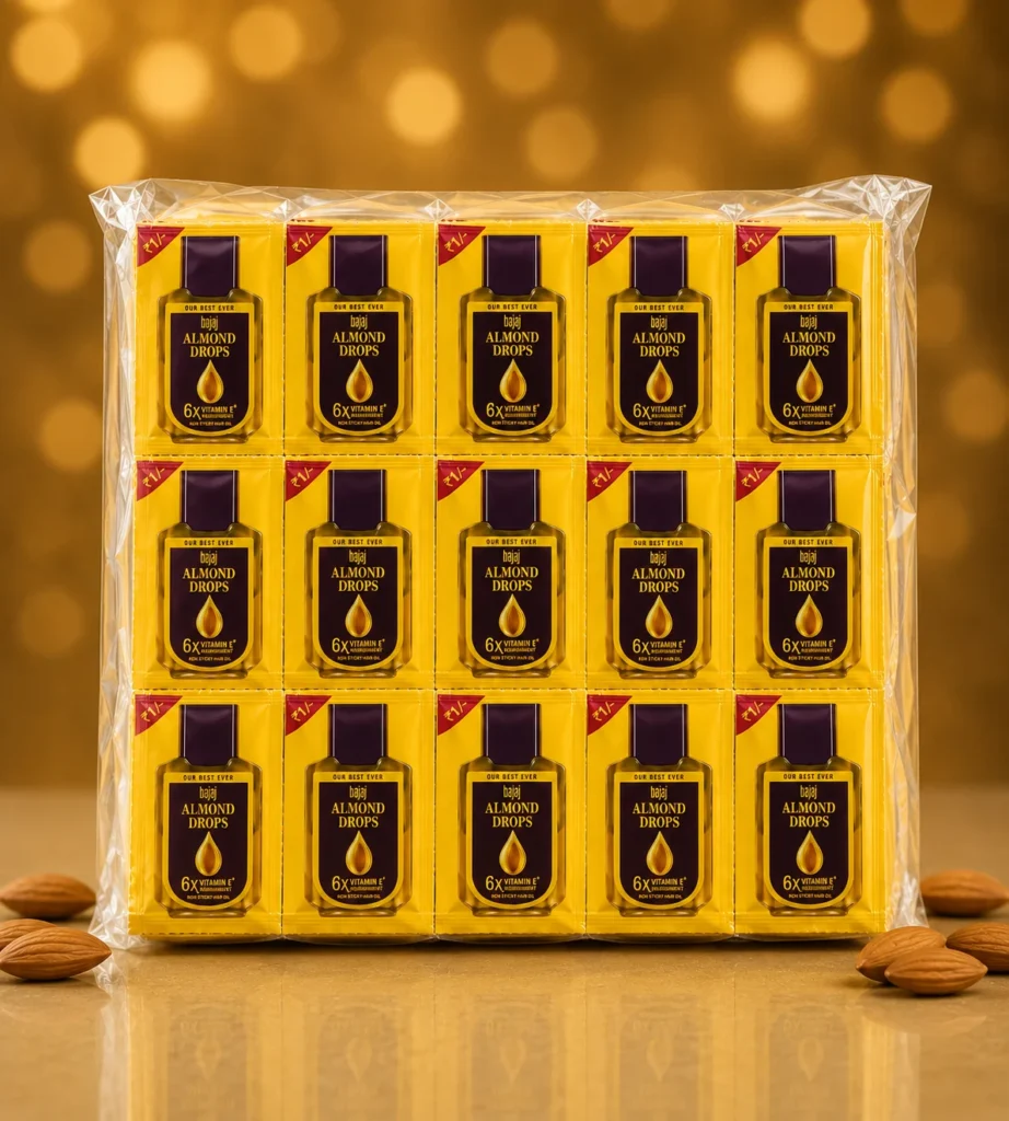 Bajaj Almond Drops Hair Oil Sachet Bajaj Almond Drops Hair Oil Sachet