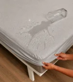Terry Laminted 100 Waterproof Mattress Protector Grey