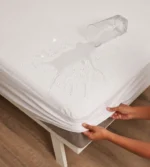 Terry Laminted 100 % Waterproof Mattress Protector White