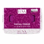 Luna 2 Ply Facial Tissue Box Ultra Soft | Skin Friendly & Highly Absorbent Face Tissues