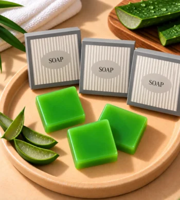 Hotel Glycerin Soap – Aloe Vera – Elite Boxed Edition