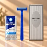 Hotel Shaving Kit with Shaving Gel & Disposable Razor - Elite Boxed Edition (Single Use)